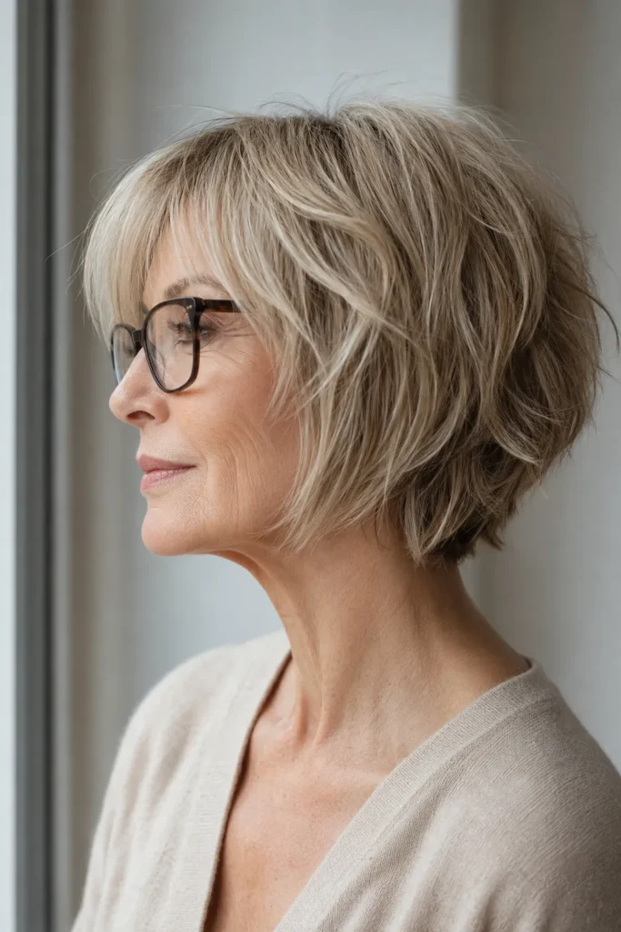 The Messy Textured Bob