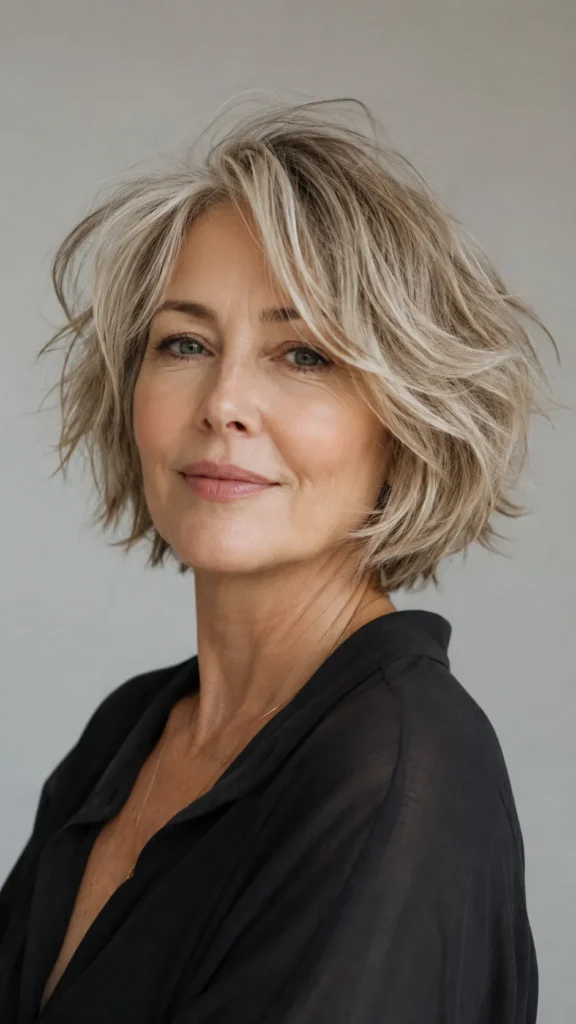 The Piece-y Textured Bob