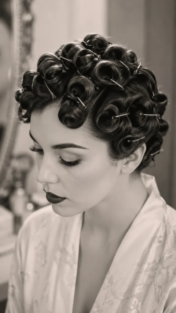 The Pin Curl Method