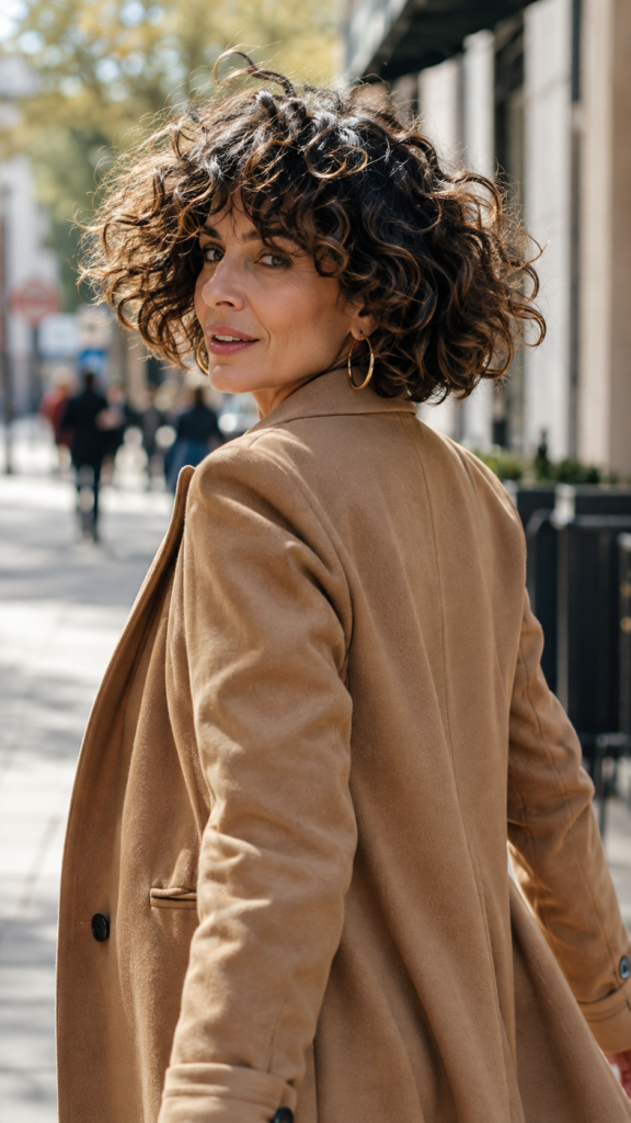 The Shaggy Curly Bob