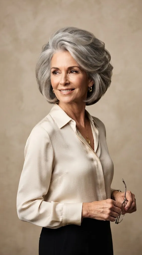 The Stacked Bob with Back Volume
