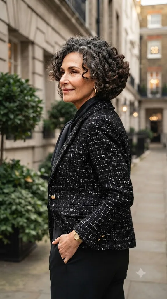  The Stacked Curly Bob