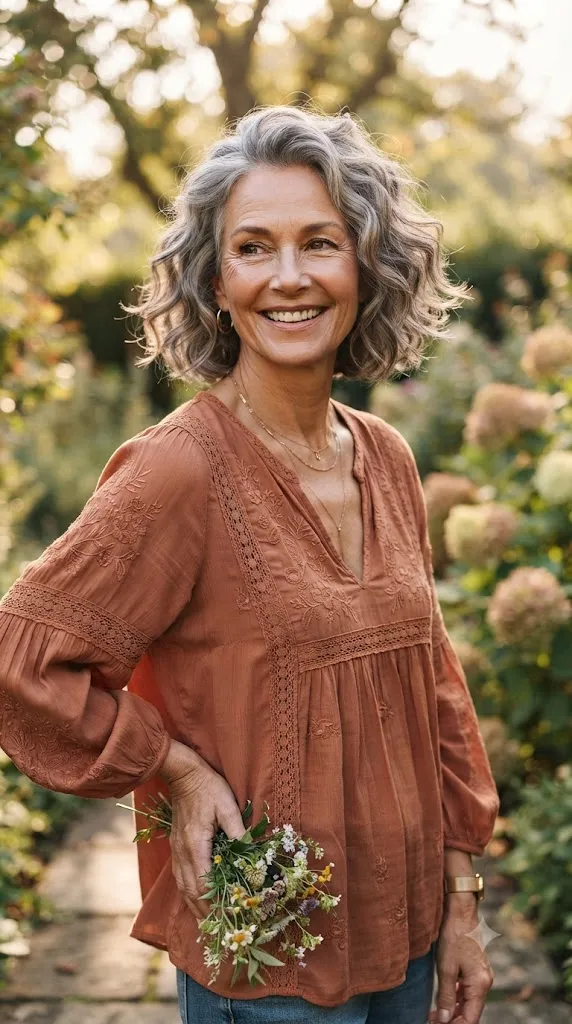 The Textured Chin Bob for Wavy Hair