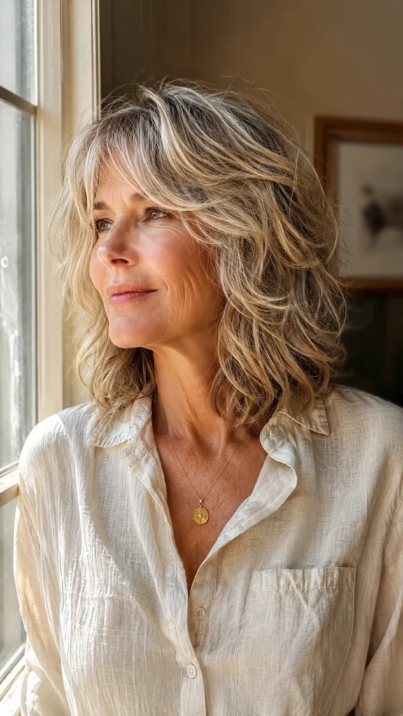  The Tousled Medium Shag
