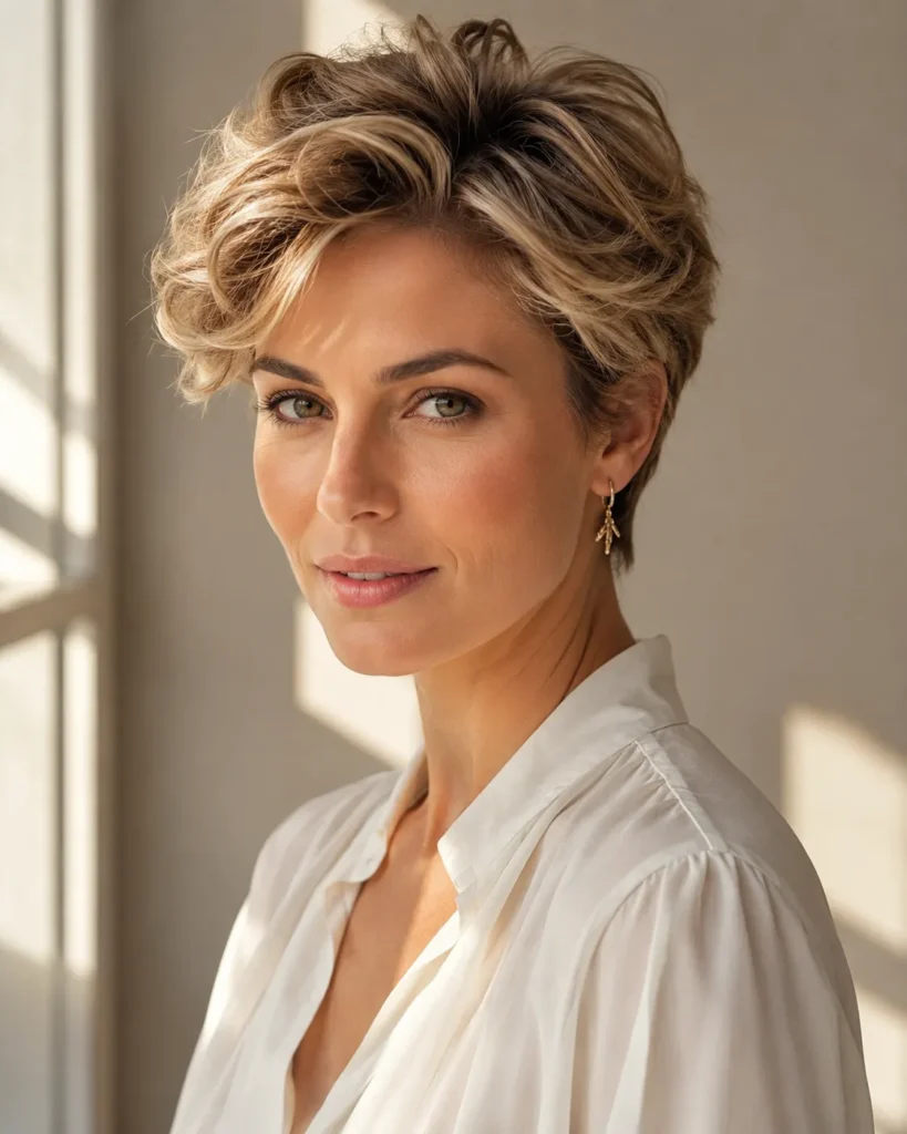 The Voluminous Crown Pixie