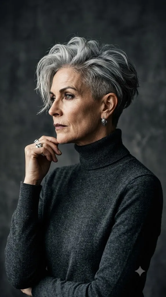 Undercut Textured Pixie for Modern Volume