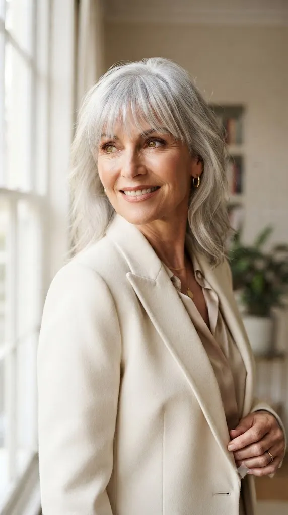 Why Bangs Change the Pixie Game After 60