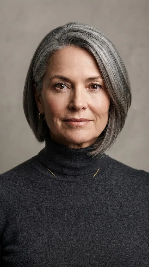 Why These Bobs Work on Round Faces Over 60