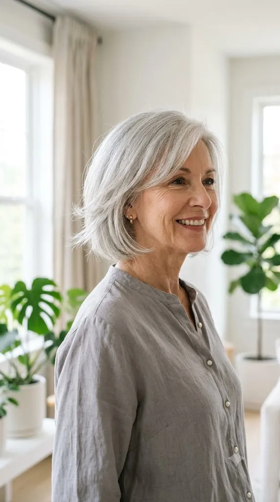  Wispy Layered Bob for Fine Hair