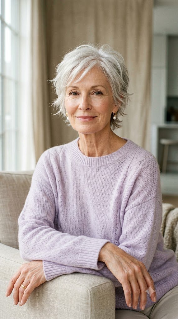 Wispy Layered Pixie for Fine Thinning Hair