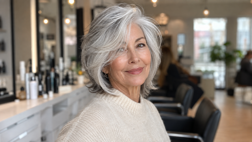 12 Hairstyles With Bangs for Older Women That Look Youthful
