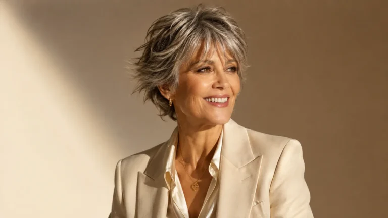 messy choppy haircuts for women over 60
