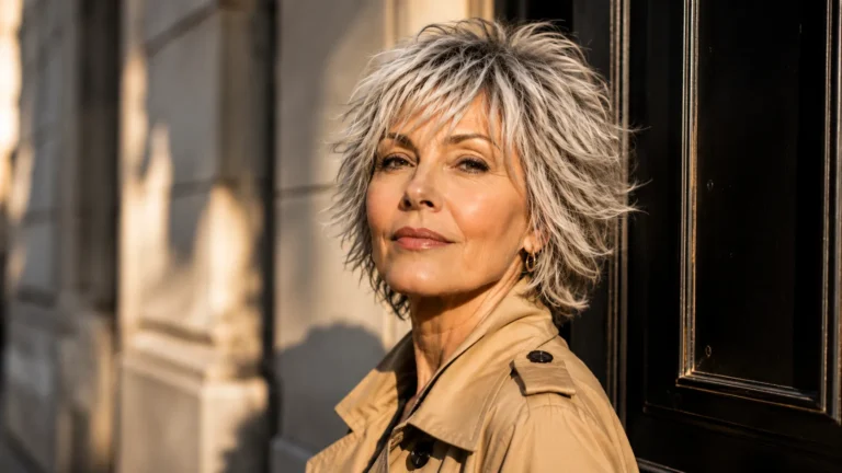 messy shag haircuts for women over 60