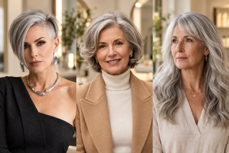 15 Stunning Pixie Cuts for Women Over 60 With Natural Gray Hair