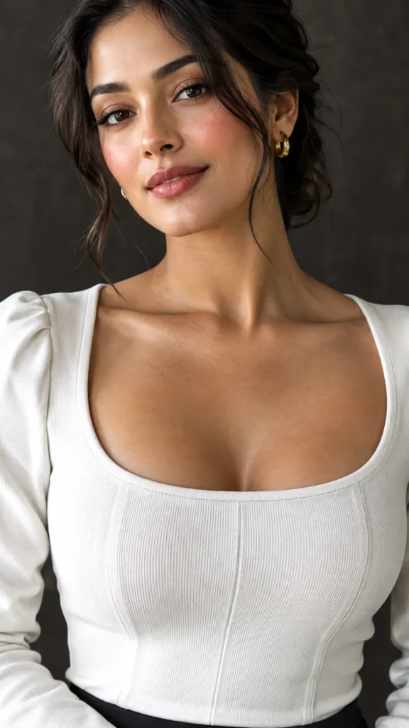 Necklines That Fake The Curve You Don't Have