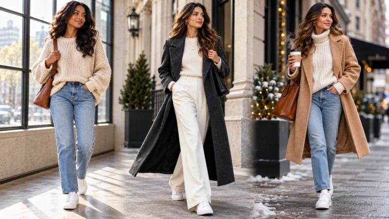 14 Cozy Winter Sneaker Outfits to Stay Warm & Stylish
