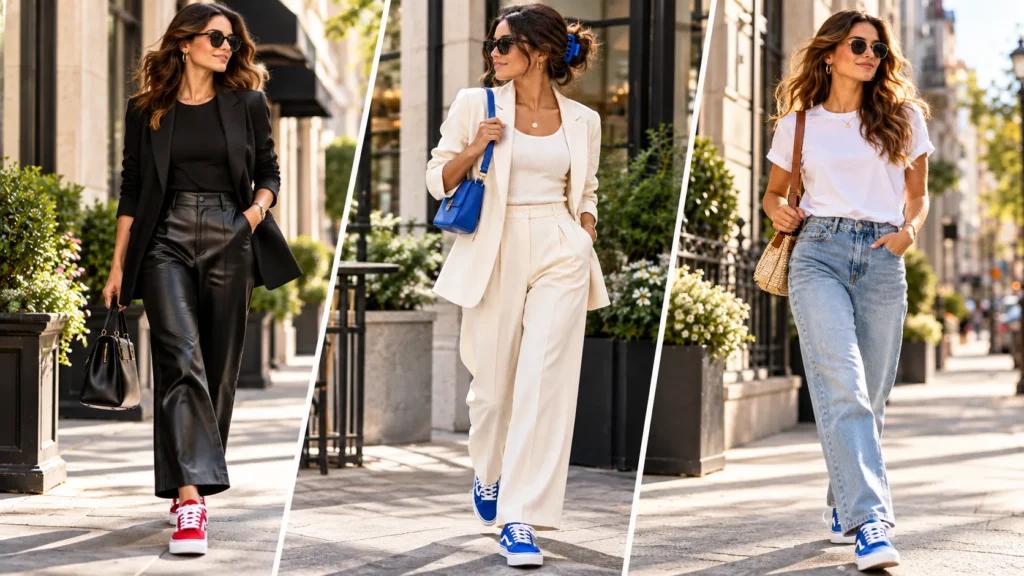 17 Colorful Sneakers Outfits That Make Every Look More Fun
