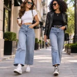 18 High Top Sneakers Outfit Ideas to Wear with Jeans & Dresses