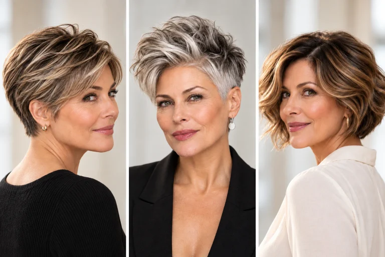 Short and Medium Cuts for Thick Hair Over 50