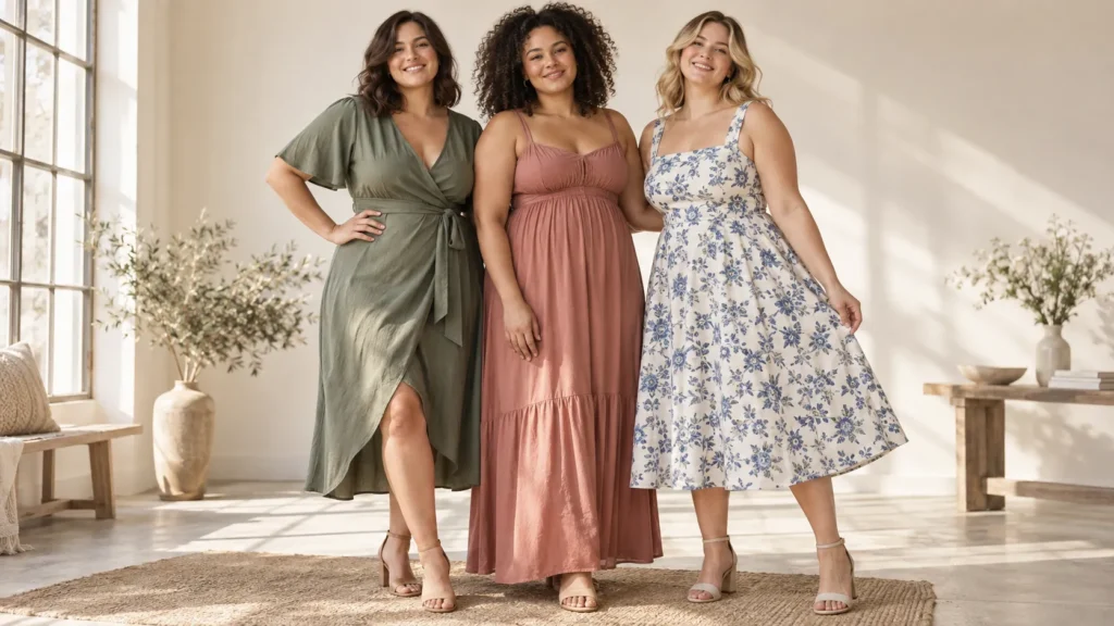 21 Best Dresses for a Small Bust and Big Tummy