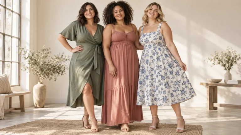 dresses for a small bust and big tummy