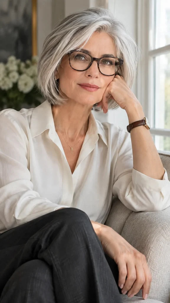 Gray Hair And Glasses The Pairing Nobody Explains