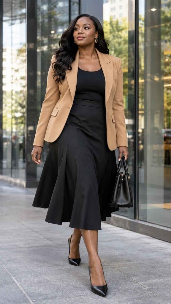  Layering Strategy Using Blazers And Structured Jackets