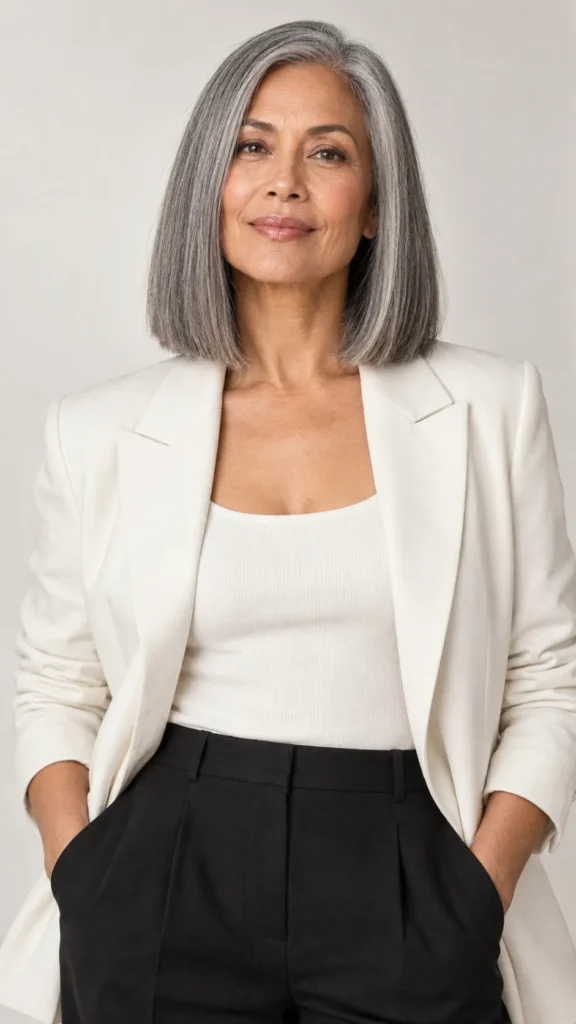 Long Layered Cut with Volume at the Crown