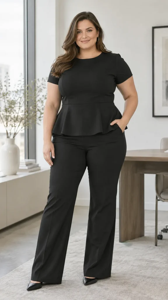Peplum Tops Used Sparingly And Correctly
