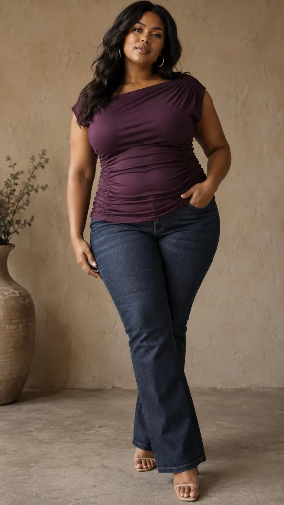 Ruched Side Tops
