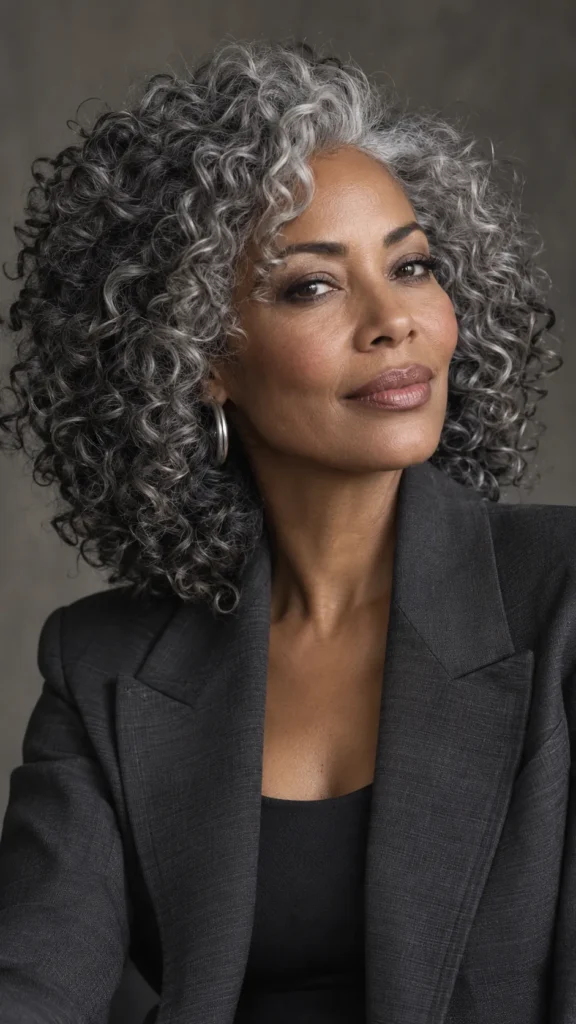 Salt and Pepper Curls Fully Embraced