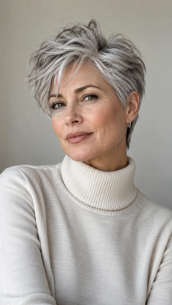 Short Gray Hairstyles That Actually Work Past 50