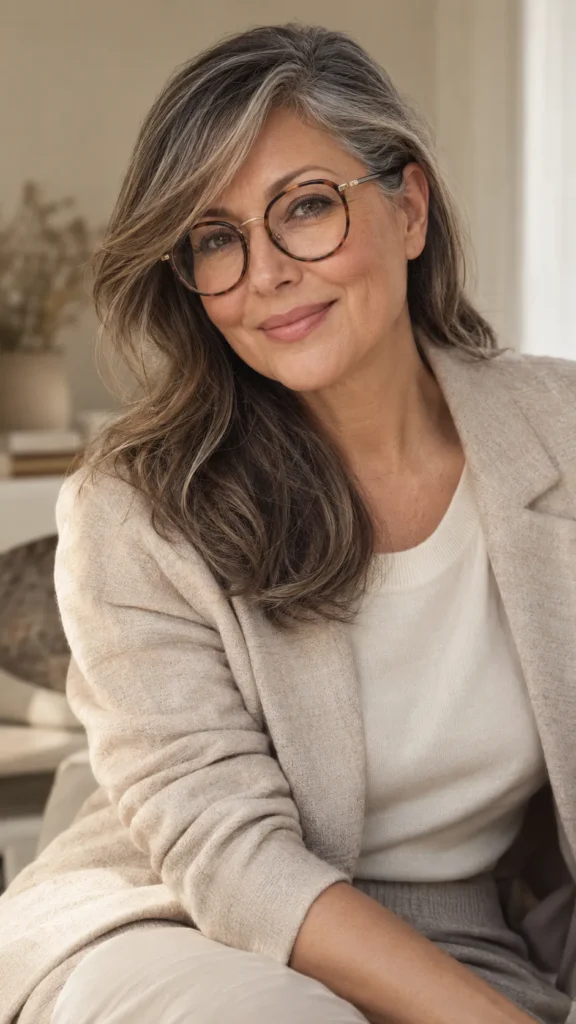 Side Swept Bangs for Round Face Shapes