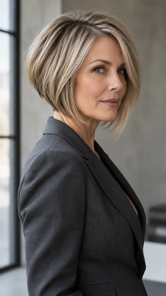 Textured Inverted Bob