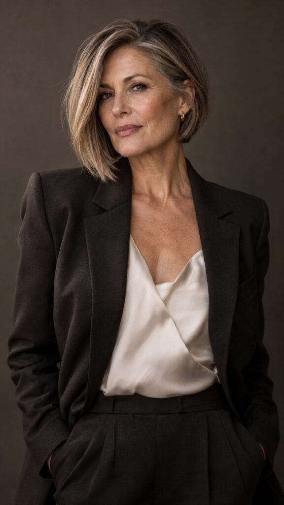 The Asymmetrical Bob for Square Faces