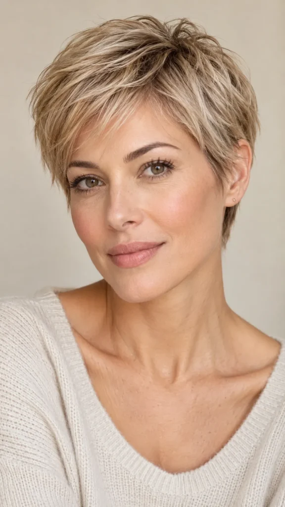 The Feathered Crop For Extra Fine Hair