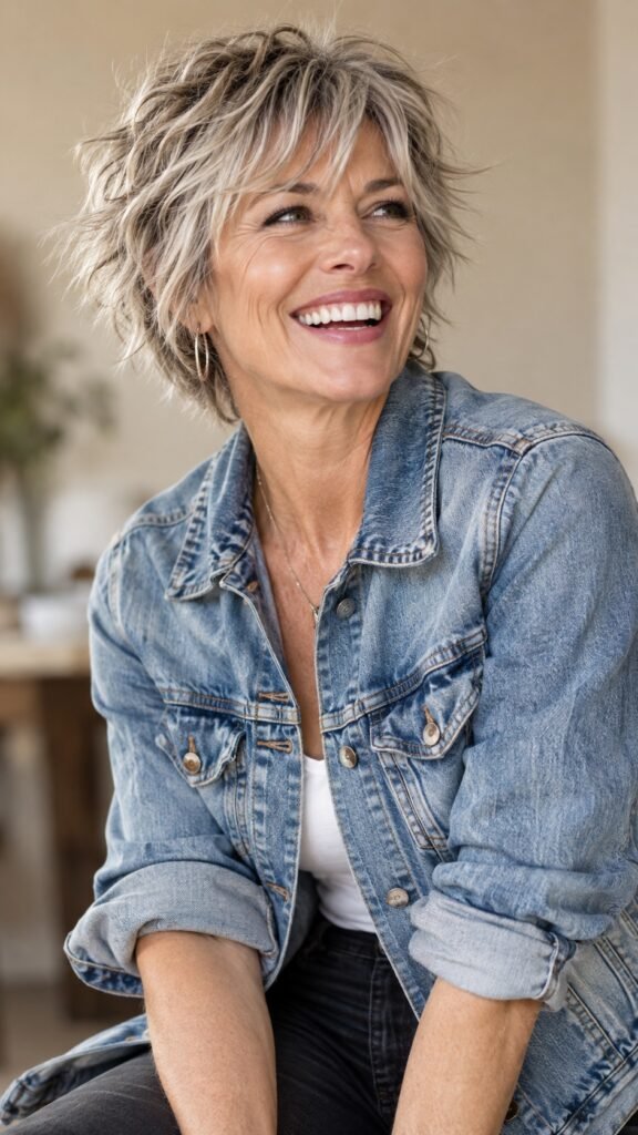 The Shaggy Crop with Piecey Bangs
