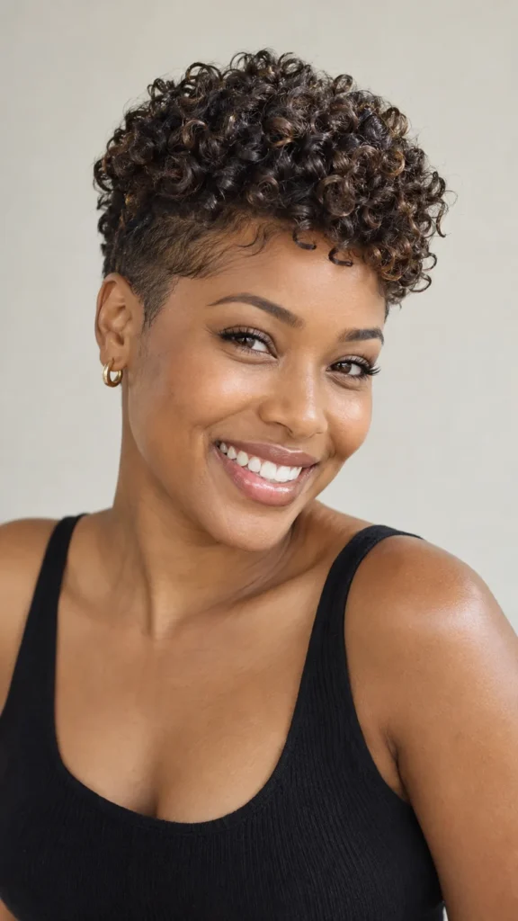 The Tapered Pixie For Curly Or Coily Fine Hair
