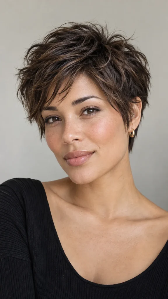 The Textured Pixie Cut