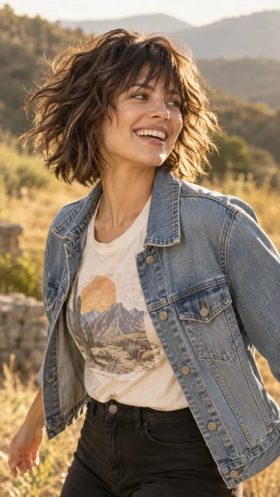 The Wolf Cut Bob for Fun, Textured Movement