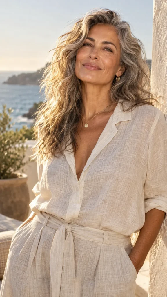 Tousled Beachy Waves for a Relaxed Finish