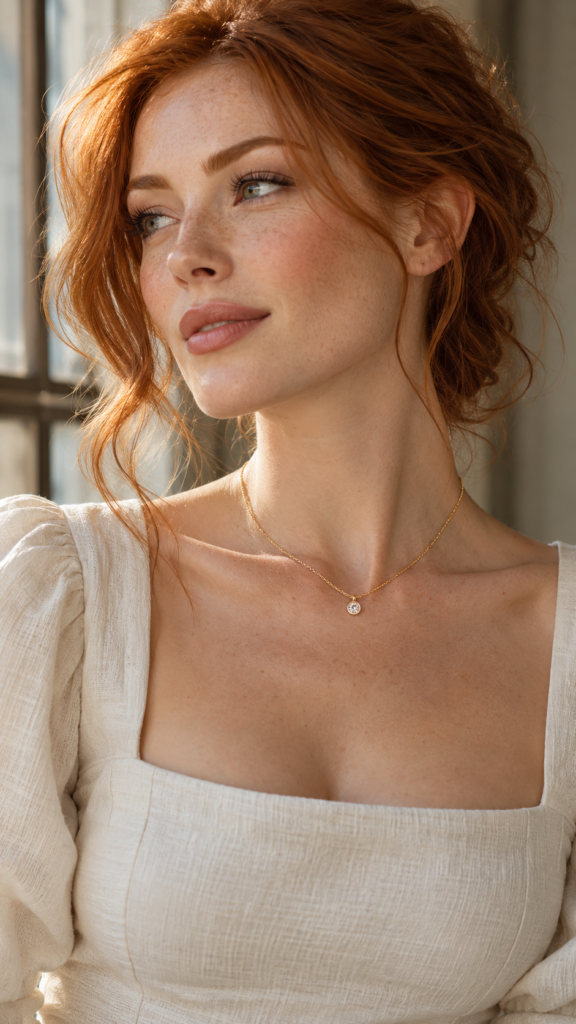 Short Chokers and Delicate Chains for Heart Shaped Faces