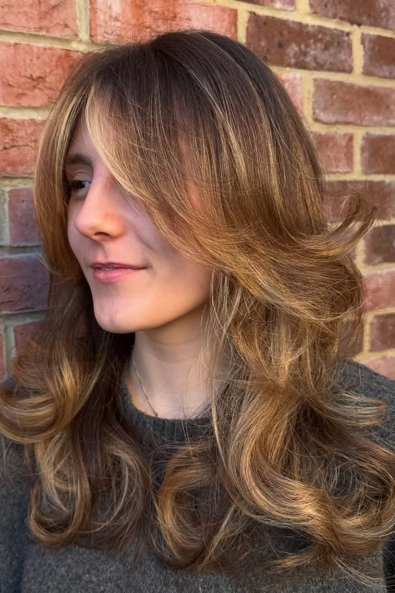 Lightweight butterfly haircut for thin fine hair