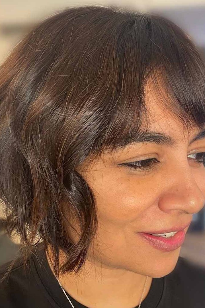 Vintage 1920s finger wave french bob