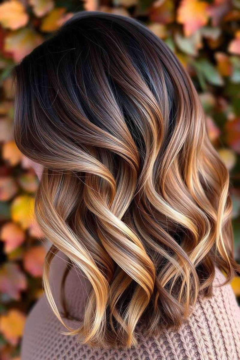 Espresso roots with mocha balayage