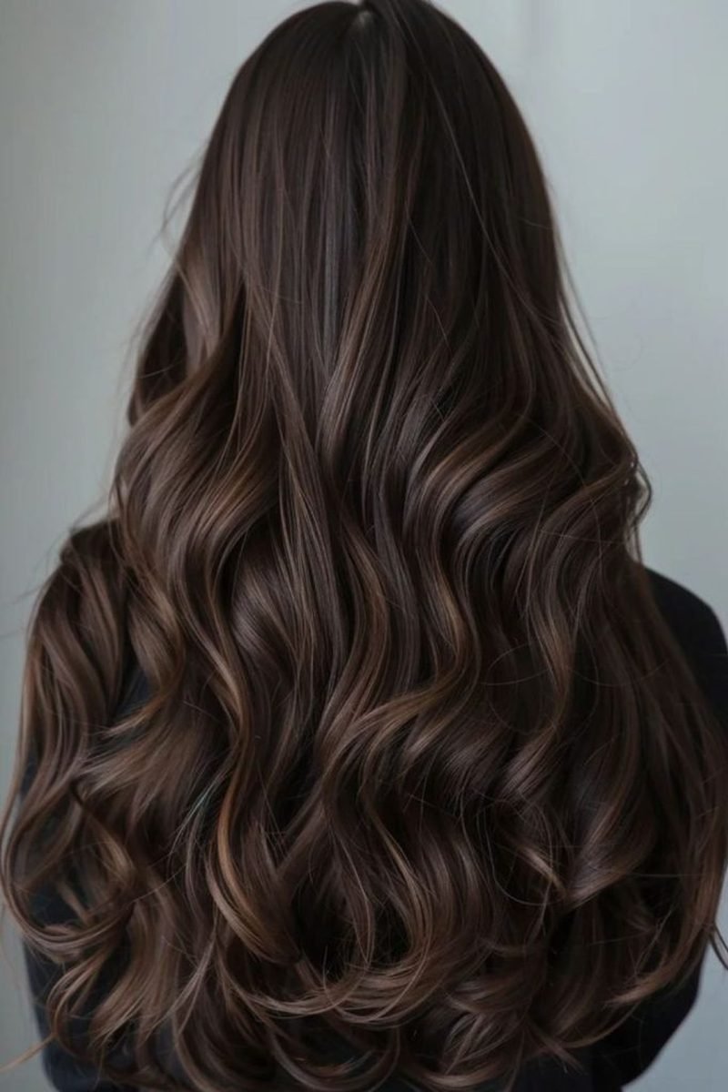 Mocha latte blend balayage