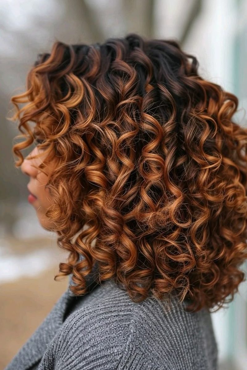 Rich chocolate mocha balayage