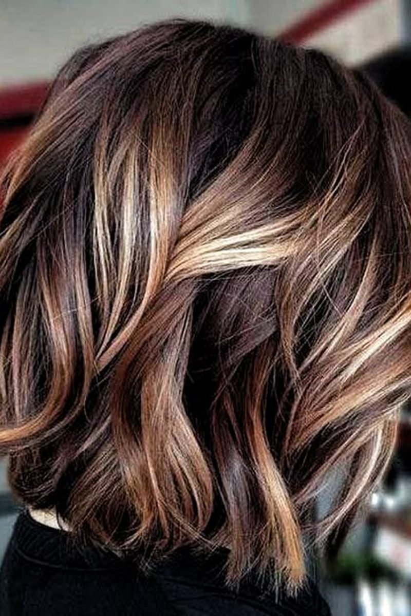 Toasted mocha balayage