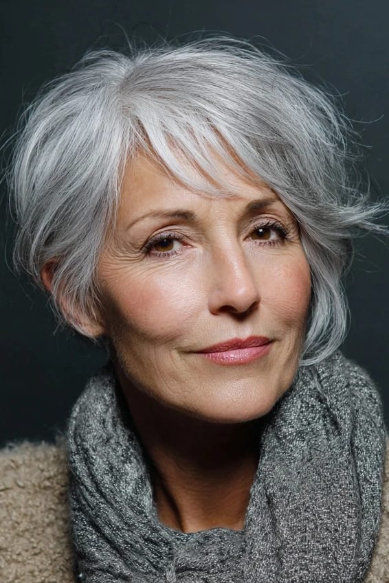 28 Messy Pixie Cuts for Women Over 50 That Look Effortless
