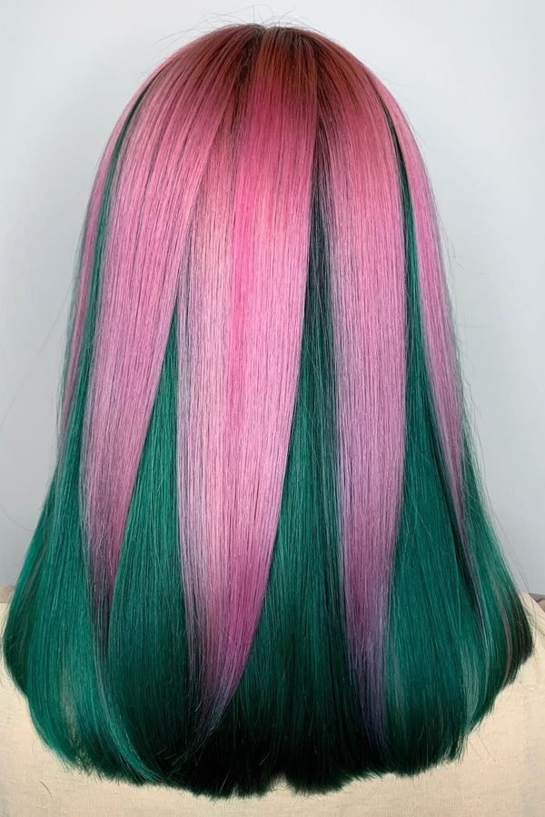 Teal and pink hair — featured hairstyle photo